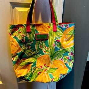 lilly p tote bag
